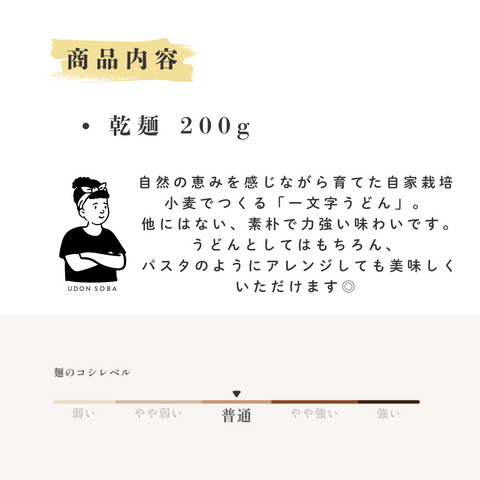 一文字うどん 乾麺