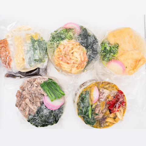 【リターン品】たぬきの冷凍うどん厳選5種セット